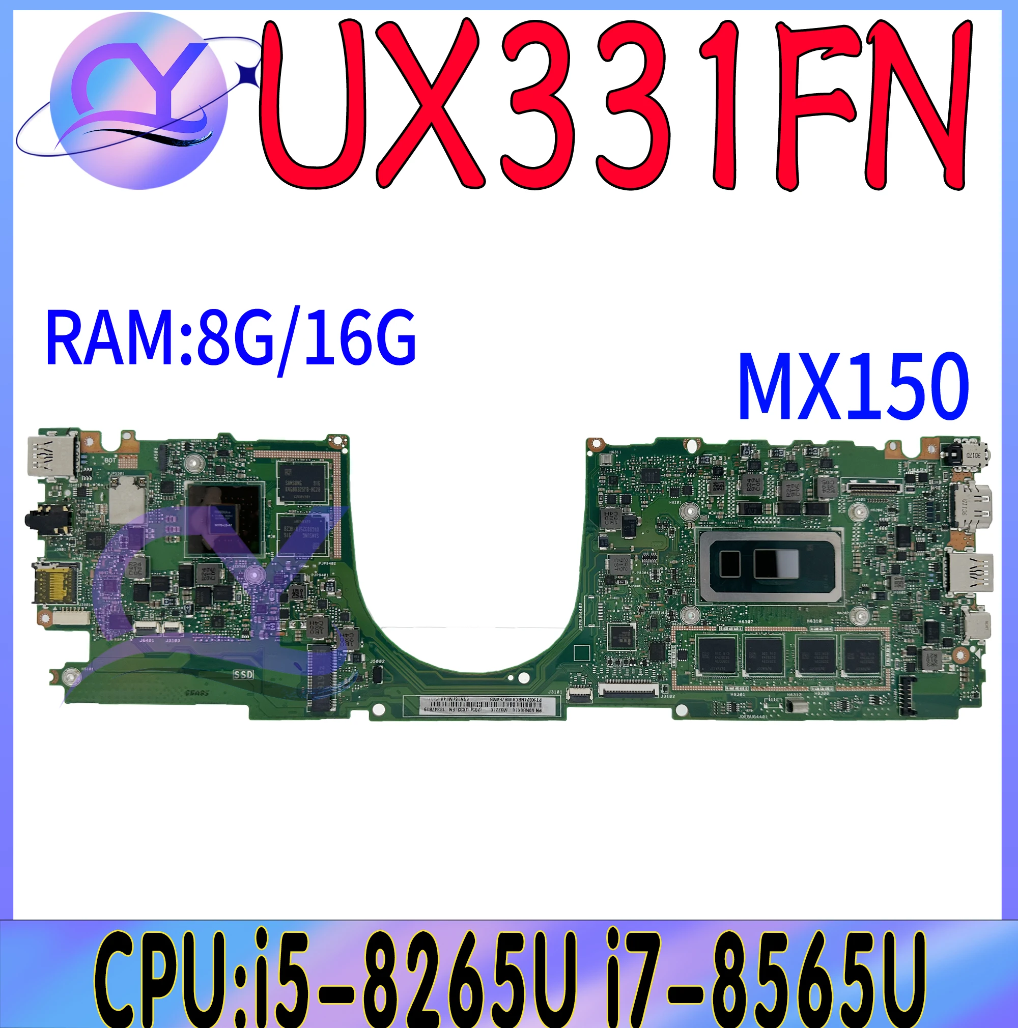 Рисунок 2 - UX331FA Материнская плата ASUS