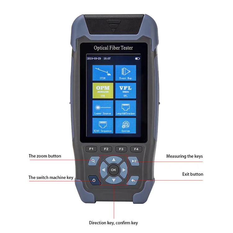 

2021 Onefind MINI OTDR 1310/1550nm 24/22dB multi-functions optic multimeter