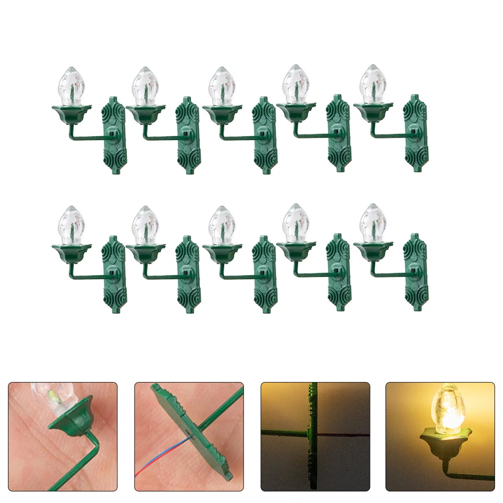 

Wall Lampminiature Light Mini Sconces 12 Scale Table Sand Lights Ceiling Lighting Desk Accessories Model Diy Furniture Train