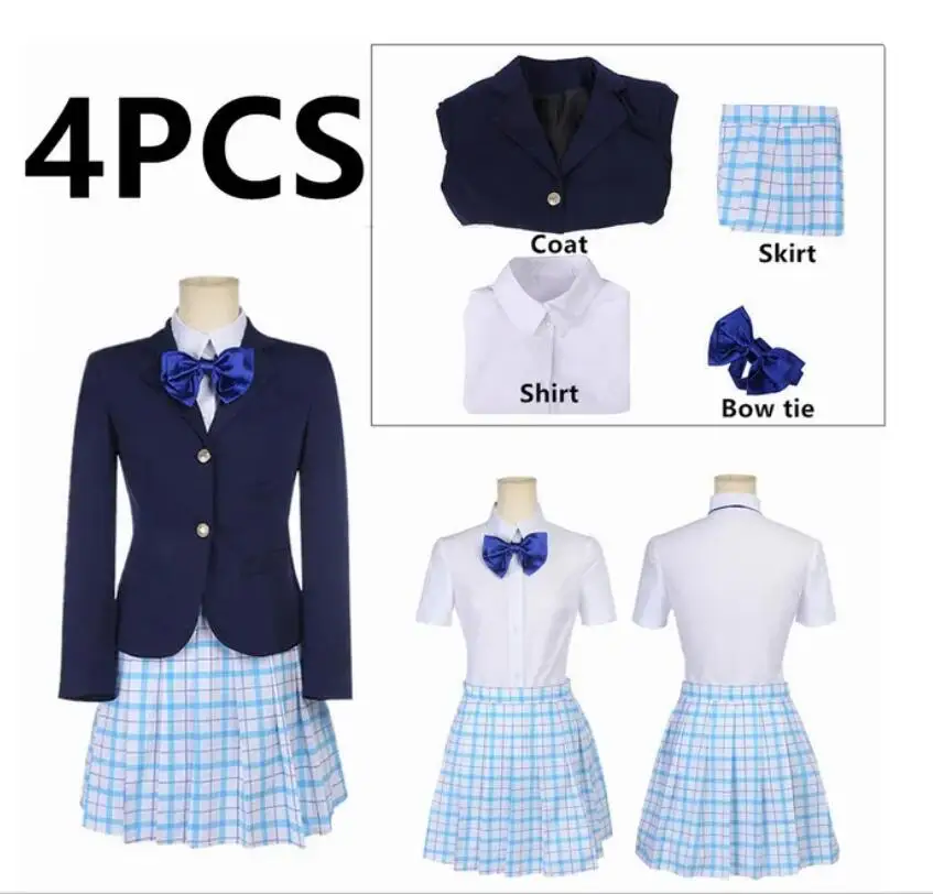 HOLRAN женский костюм для косплея Nishimiya Shoko японская школьная форма платье моряка