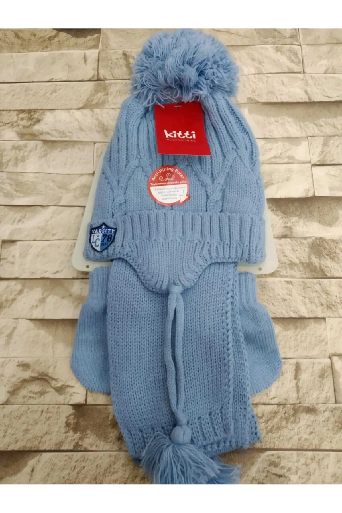 

Набор из шарфа, шапки и перчаток, детские перчатки