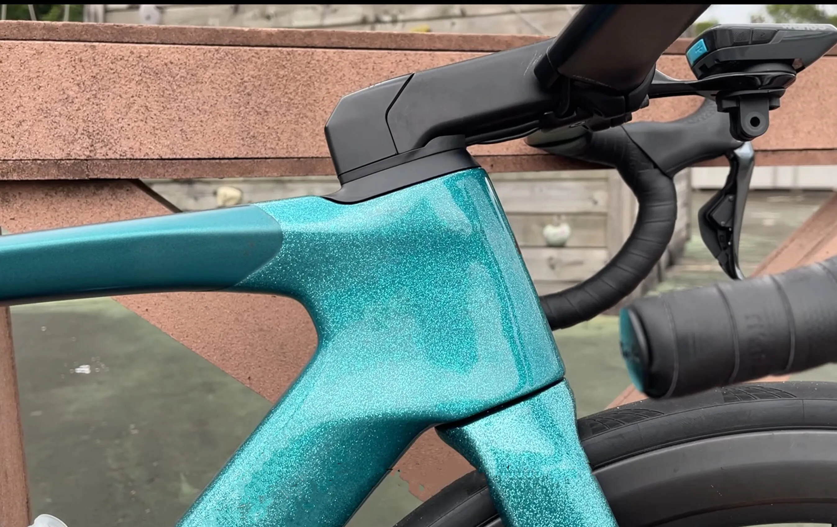 Высококачественная углеродная рама для дорожного велосипеда Sagan BB30 нижний