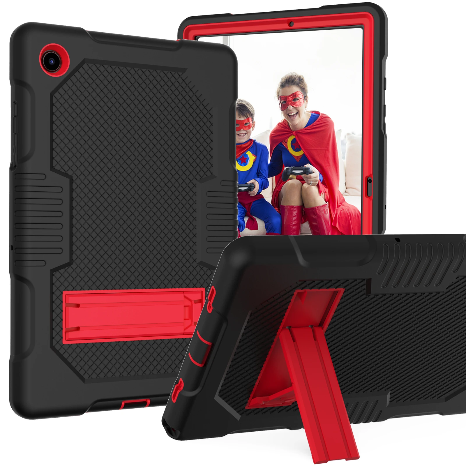 

Case For Samsung Galaxy Tab A8 X200 X205 X207 2021 Shockproof Kids Cover For A8 10.5 Inch Tablet Stand Cover Safety Protection