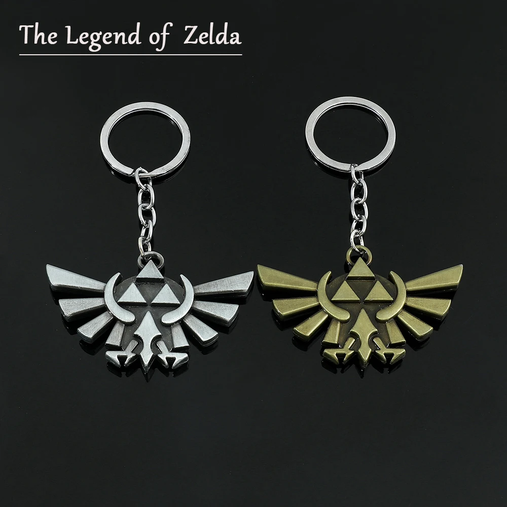 

Game The Legend of Zelda Keychain Phoenix Shape Metal Nameplate Pendant Keyrings for Backpack Car Key Accessories Gifts for Fans