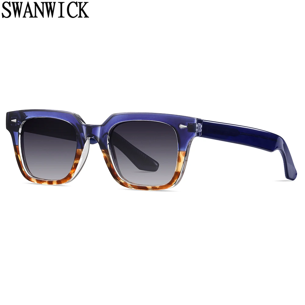 Женские поляризованные солнцезащитные очки Swanwick модные из ацетата для мужчин и