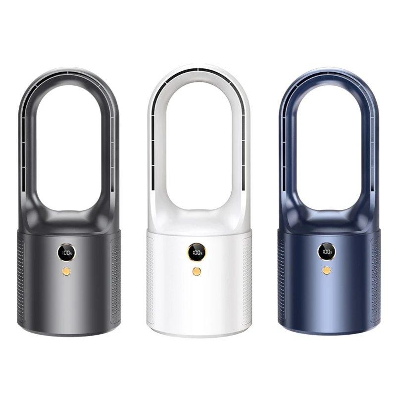 

Портативный беспроводной мини-вентилятор с USB-зарядкой, настольный безлинейный вентилятор для спальни 918D