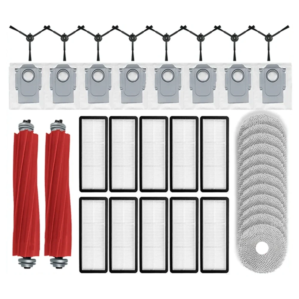 Для робота-пылесоса Roborock Qrevo S Pro MaxV Plus основная боковая щетка ткань для швабры с