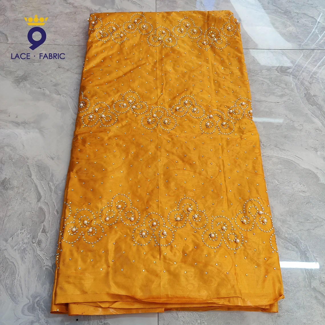 Новая мода 2023 оранжевое кружево в форме раковины для свадьбы сделай сам