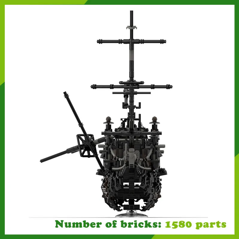 Строительные блоки MOC модель корабля линкор военный корабль фригат крейсер лодка