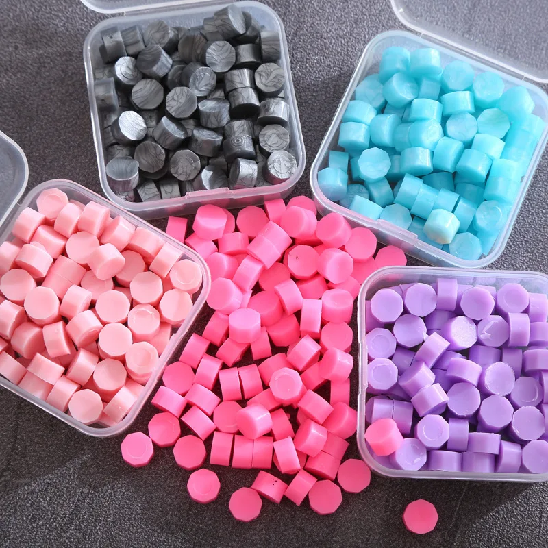 

50/100 шт., воск для запечатывания разноцветных коробок