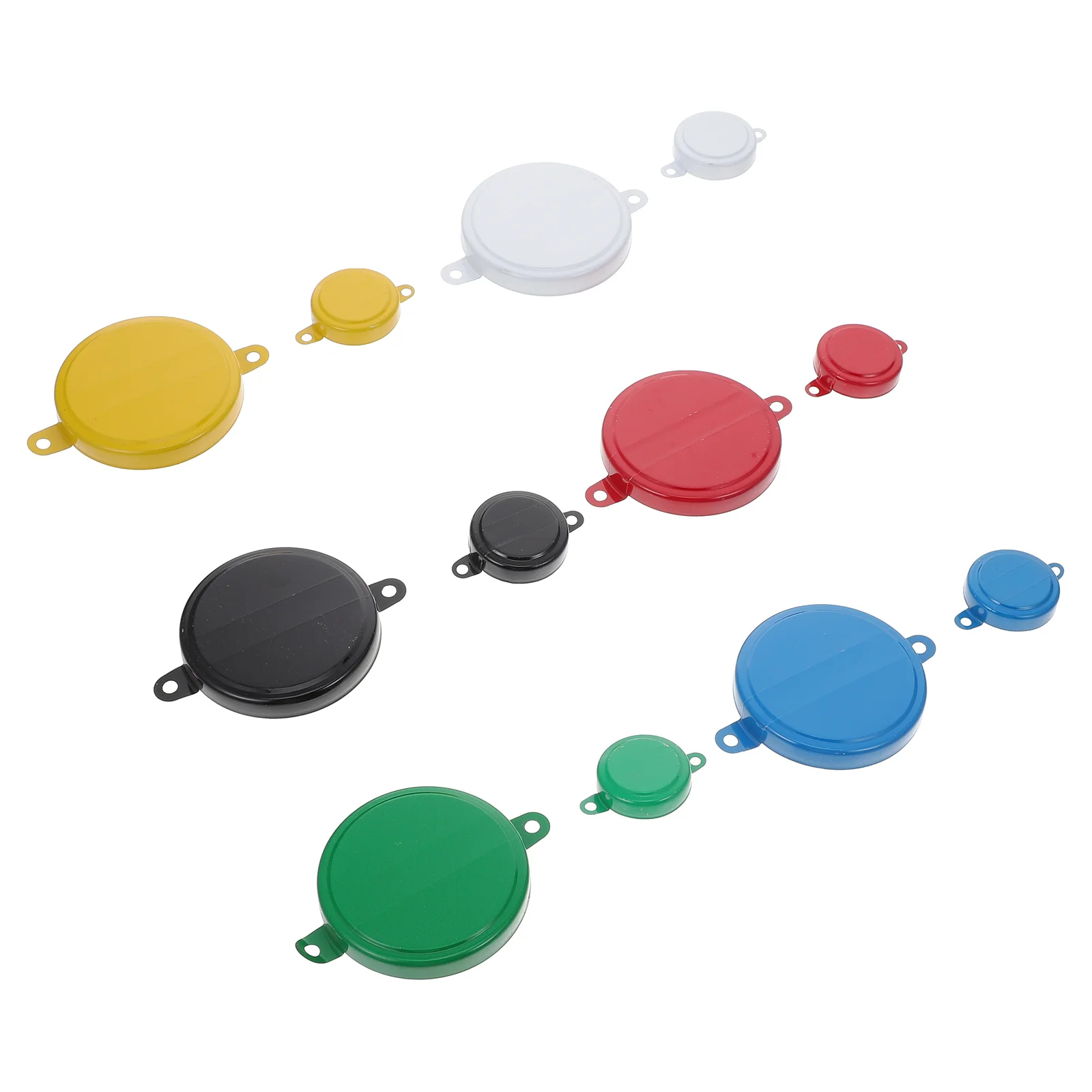 

20 Sets Iron Covers Anti-Leak Sealing Lids Seal Caps (Random Color)