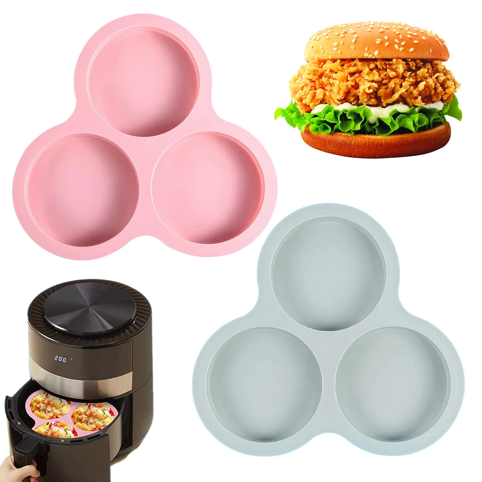 

4inch Silicone Cake Mold Round Muffin Cup Cake Baking Mold Kitchen Cooking Bakeware Making Diy Cake Decoration Tool