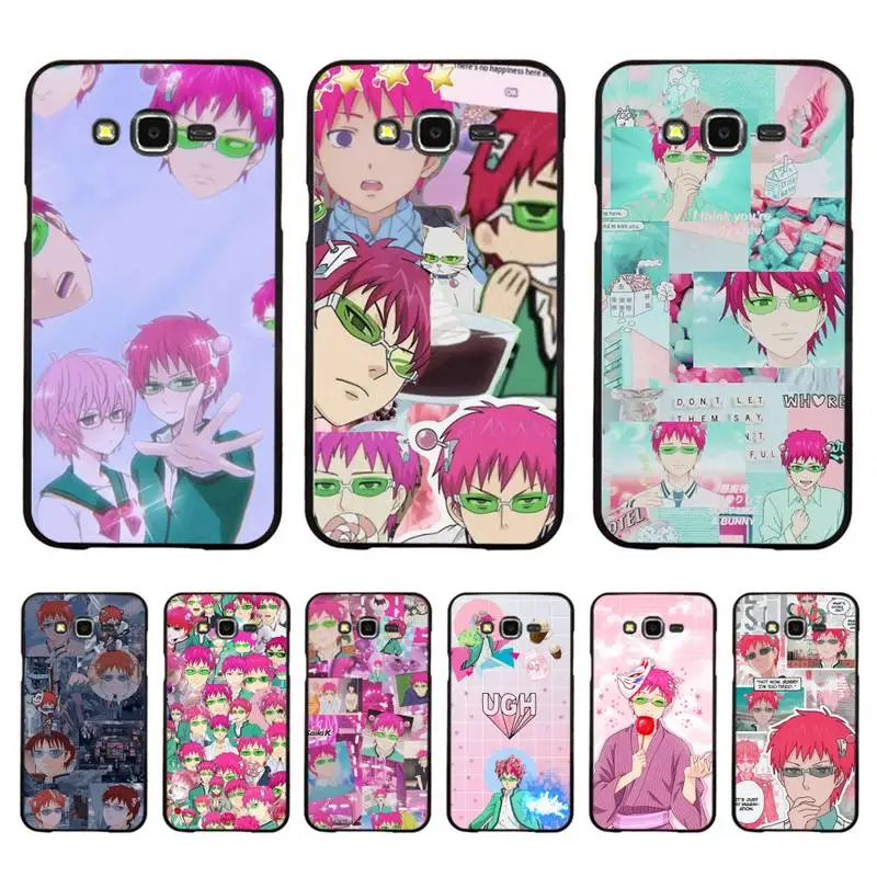 

Japan Anime The Disastrous Life of Saiki K Phone Case For Samsung Galaxy J 4plus J6 J5 J72016 J7prime cover for J7Core J6plus