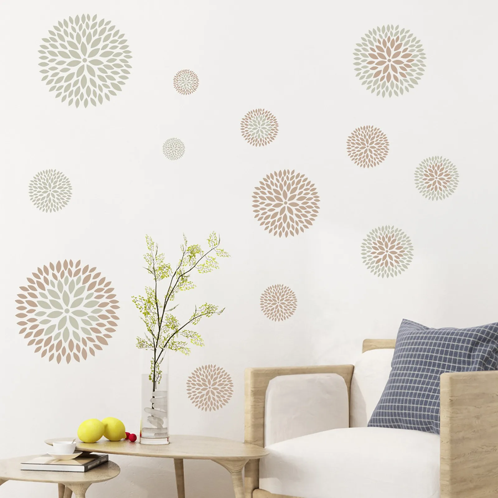 

Hydrangea Wall Stickers in The Dark Moon And Stars for Ceiling for Kids Gold Stickers for Kids Kids Wall Decor for Bedroom