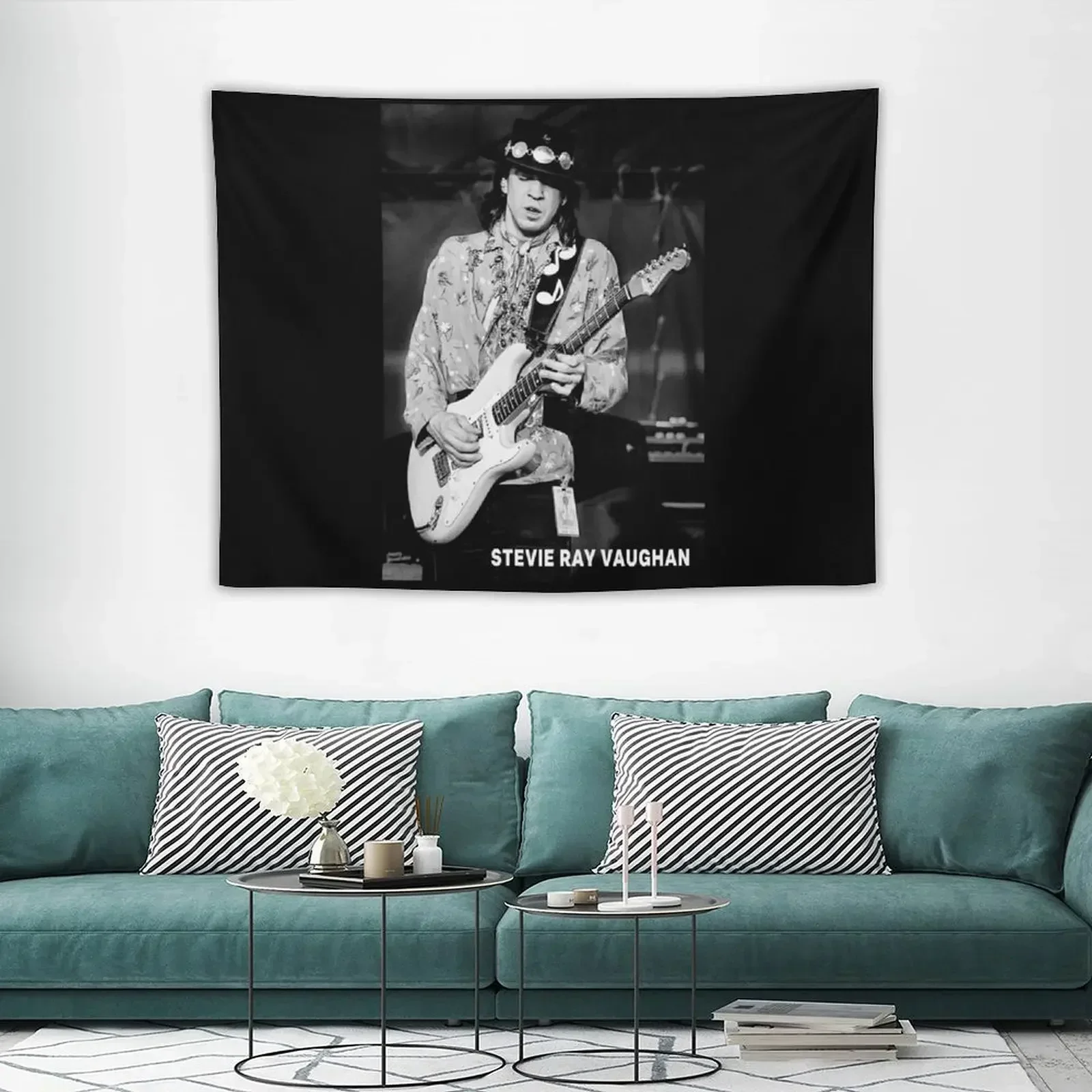 Музыкальный гобелен Стиви Рэй Вэнган 100% полиэстер