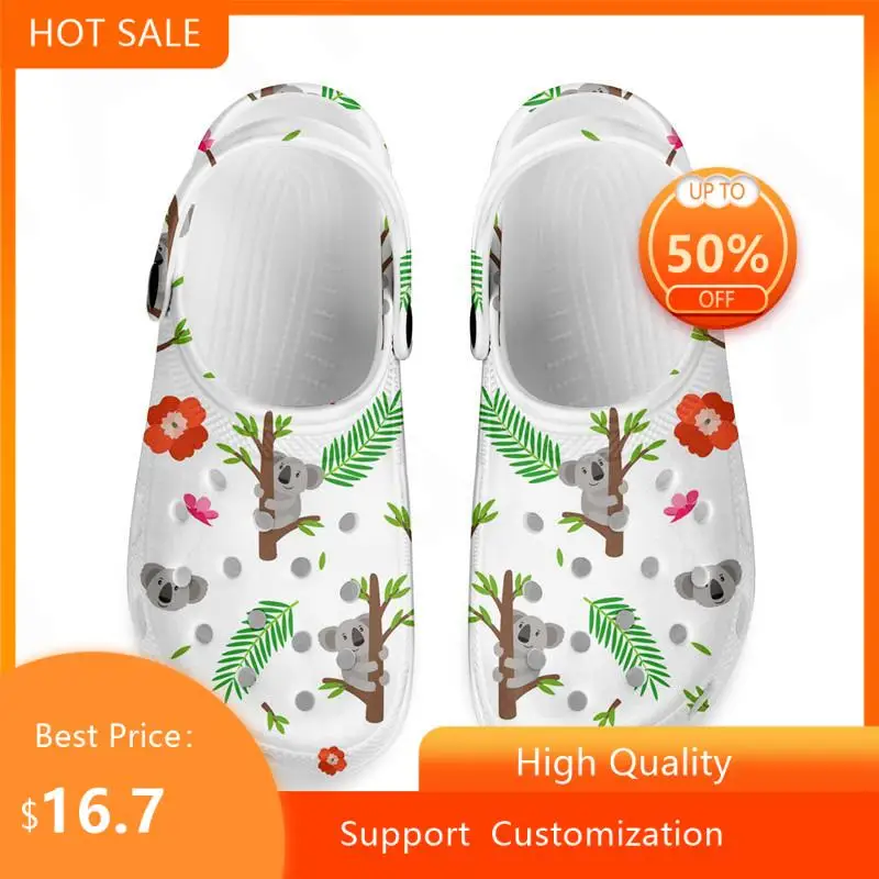 

Мужские сандалии с дырками, на плоской подошве