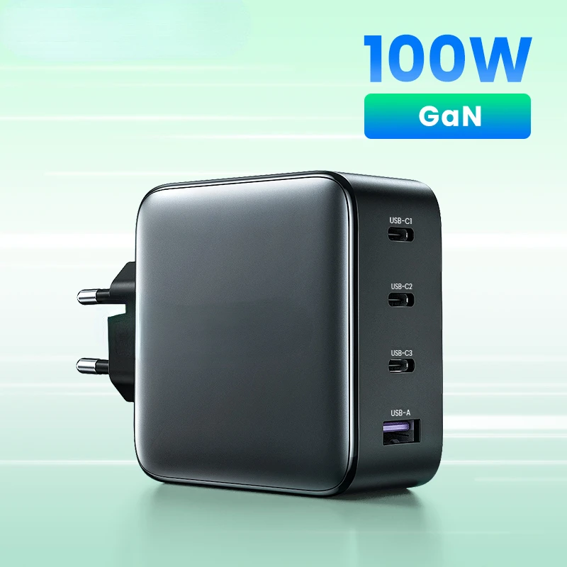 

Зарядное устройство сетевое с USB-портом и поддержкой быстрой зарядки, 100 Вт