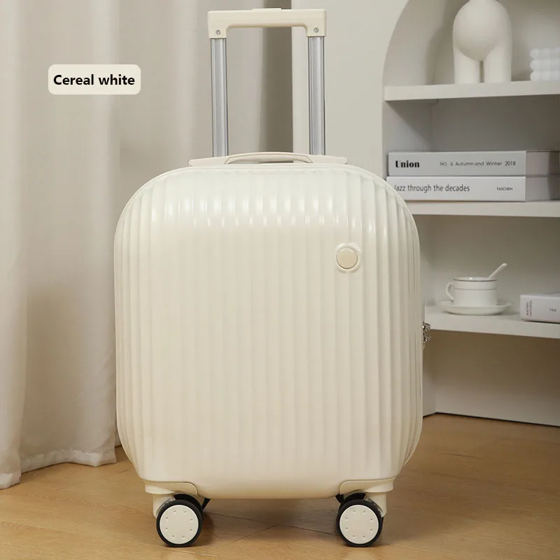 2022 Trendy New 18 Inch Small Portable Trolley Case, Advanced Password Silent Universal Wheel, Easy Boarding