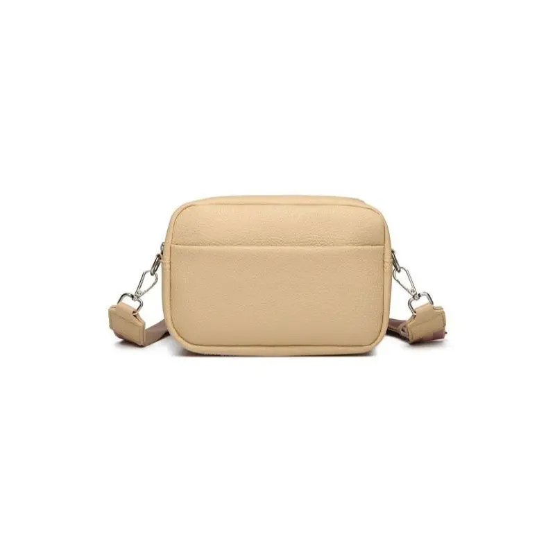 Fashion Women's Bag 2023 New High Quality PU Leather Shoulder Bag Solid Color Small Square Bag Wide Shoulder Strap Handbags