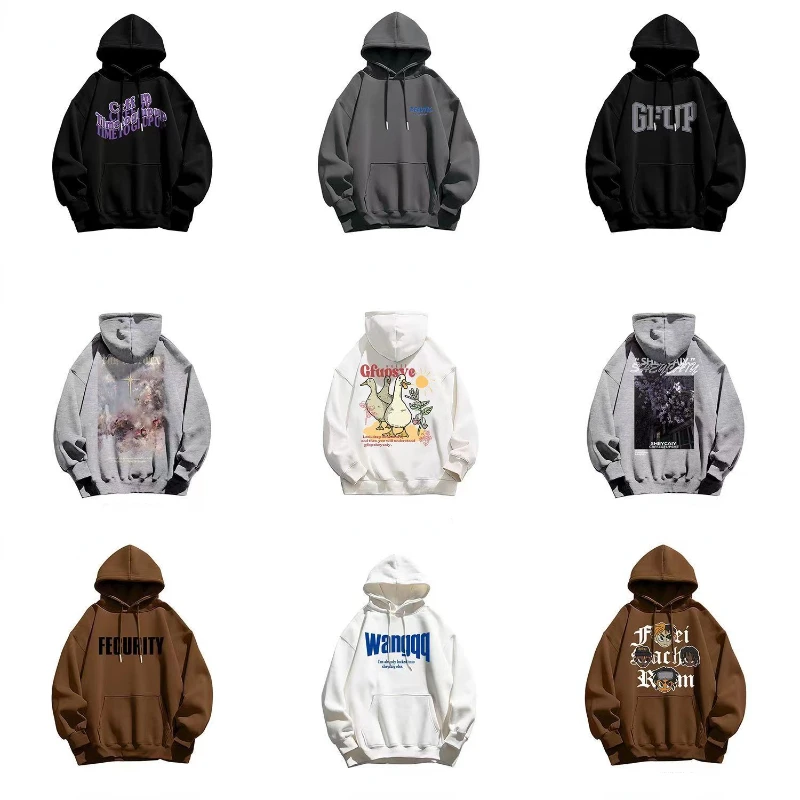 

2022 Winter Men's Anime Hoodies Hooded Sweatshirt Sweater Oversized Fashion Hoodie Hip-Hop Harajuku Unisex Streetwear Sportwear