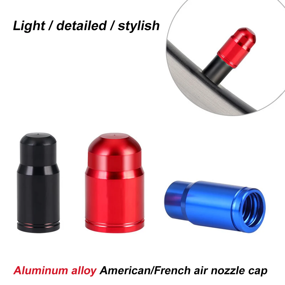 

Bicycle Wheel Valve Cover Dustproof MTB Road Bike Tire Valve Caps Aluminum Tyre Rim Stem Cover Motorcycle Bike Car Accessories