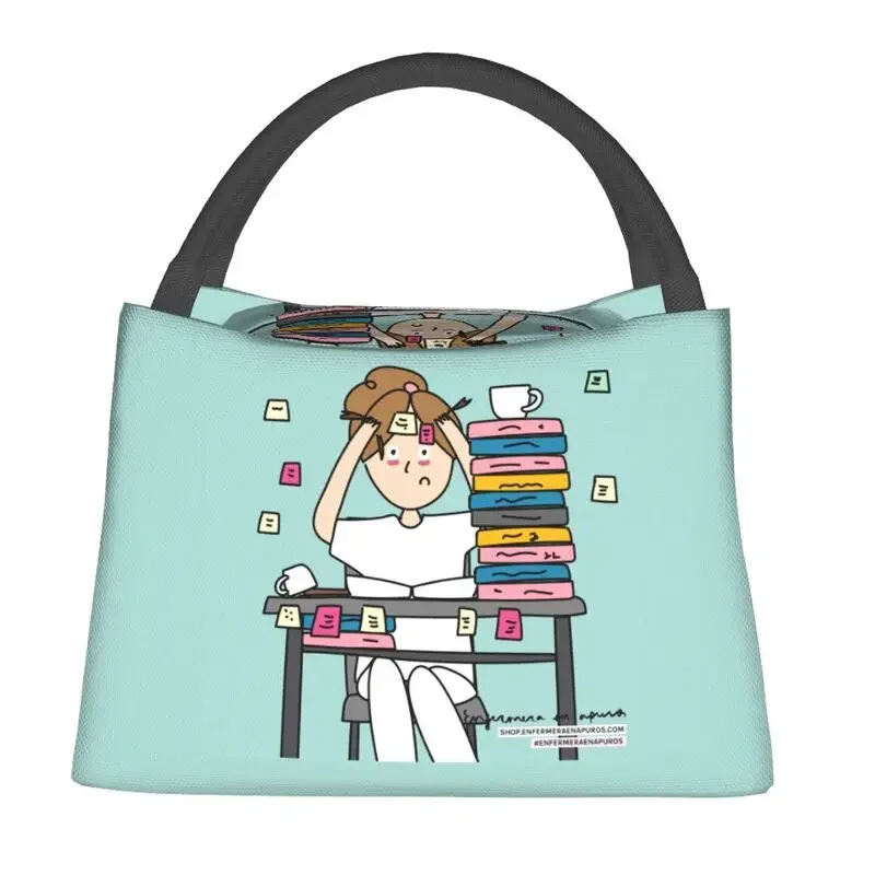 Сумка-тоут женская с изоляцией для обеда медсестер