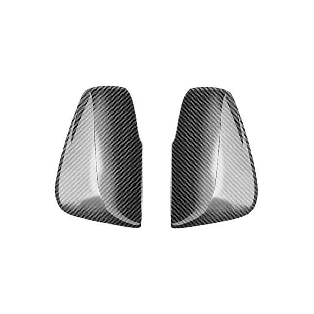 

Car Carbon Fiber Rearview Side Glass Mirror Cover Trim Side Mirror Caps for Alphard 2015-2020