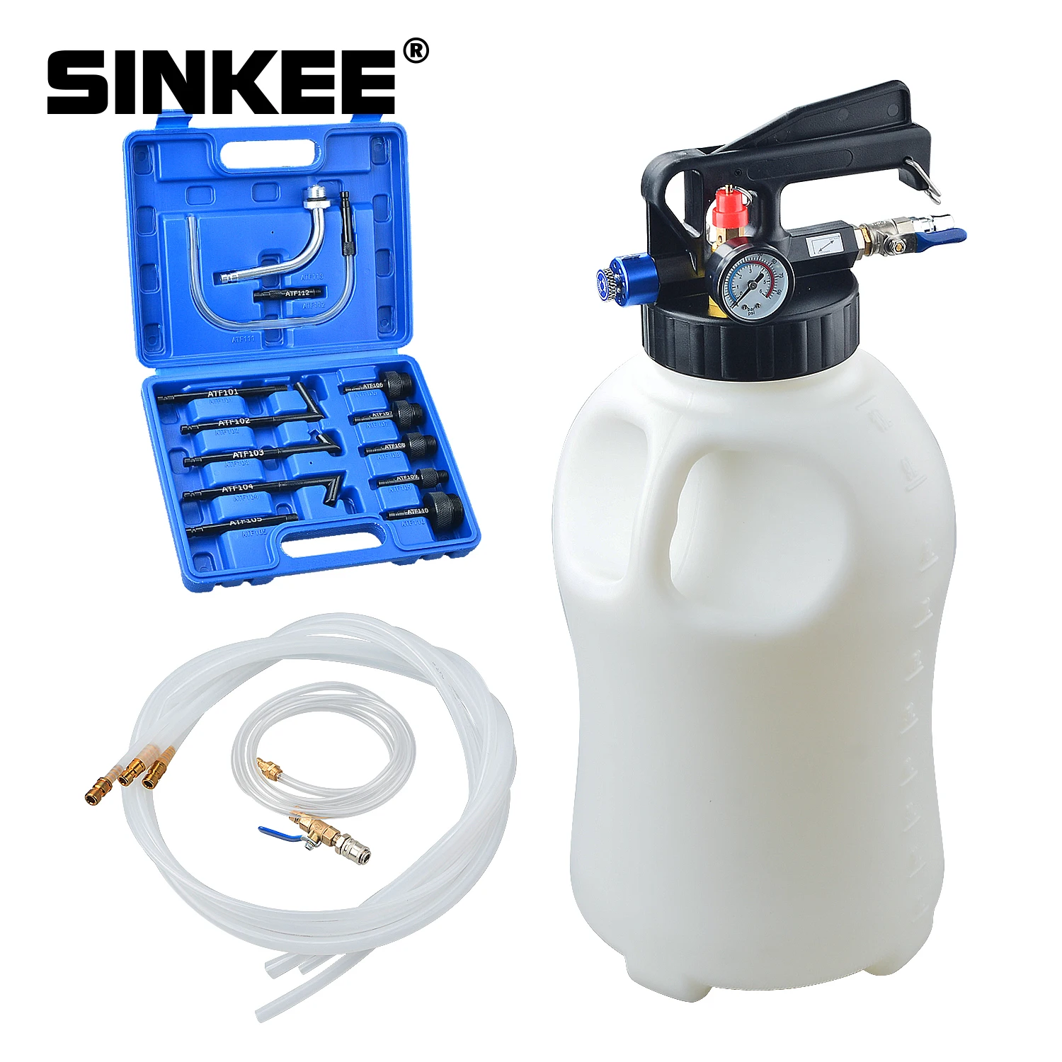 

13 шт. ATF адаптер Пневматическая коробка розлива масла инструмент Экстрактор жидкости дозатор заправка Насоса Набор инструментов с 10л SK1656