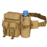 tactical waist pack nylon hiking water bottle phone pouch outdoor sports military hunting gear climbing camping belt bag