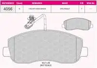 

Store code: 4056 for ten brake pad MASTER III MOVANO 10