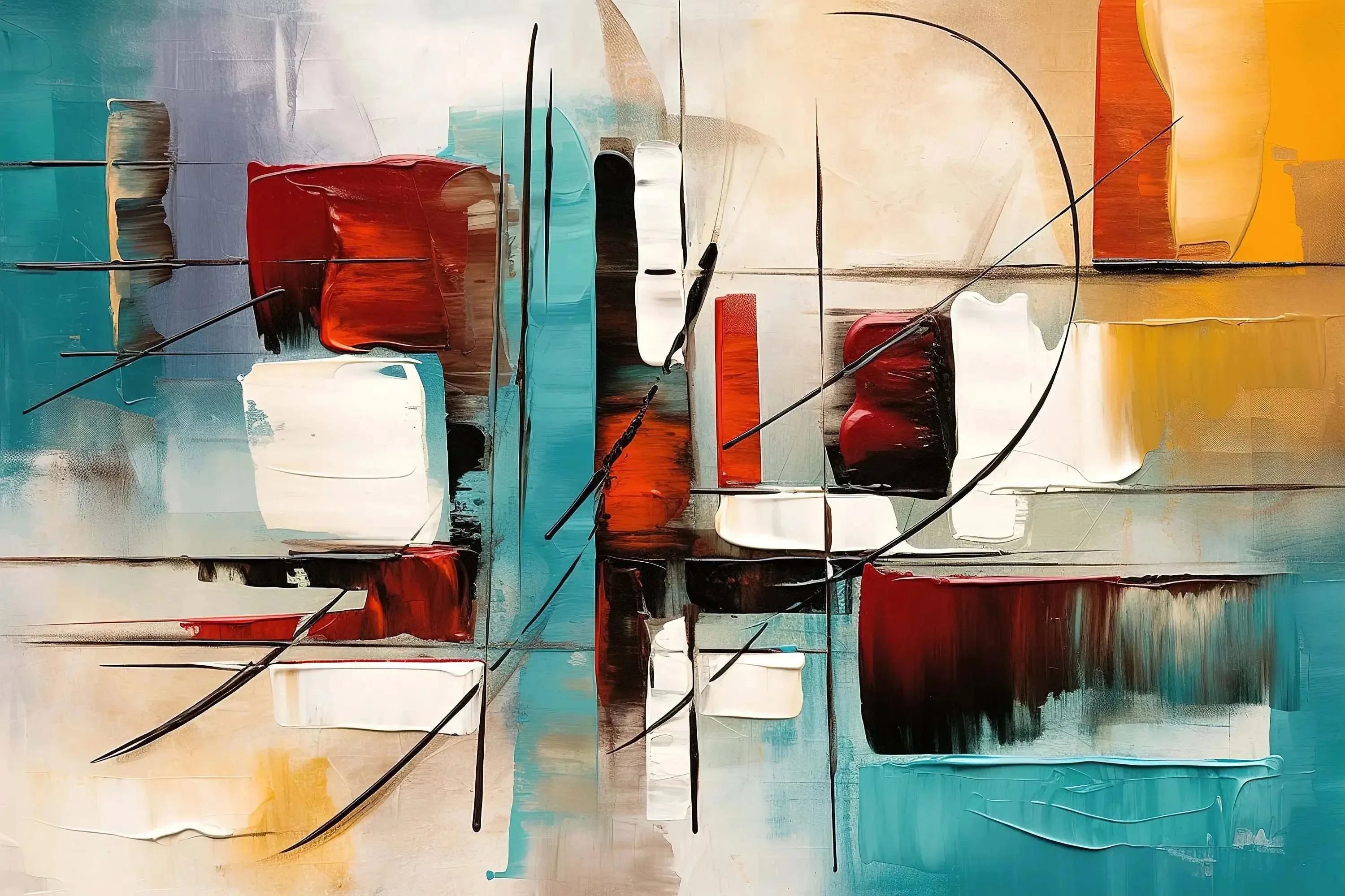 

Абстрактная картина на холсте