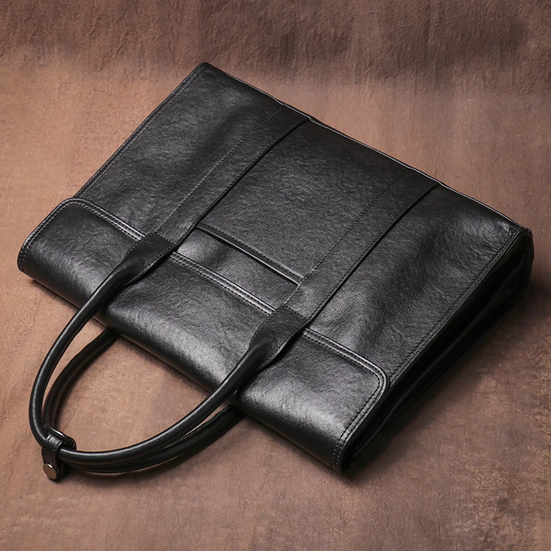 Сумка GURO мужская из натуральной кожи роскошный портфель воловьей Повседневная