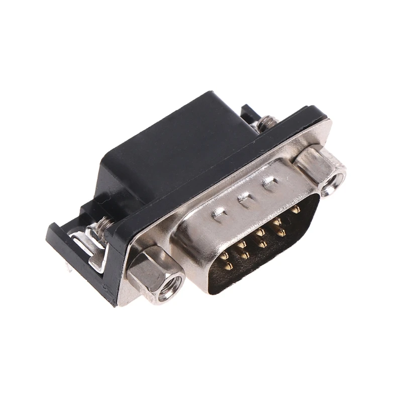 10 шт. RS232 Serial DB9 DB-9 9-контактный штекер/гнездо прямоугольный разъем Jack - купить по