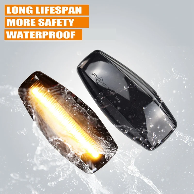 Динамический указатель поворота светодиодный боковой габаритный индикатор для