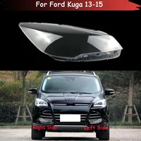 auto head light lamp case for ford kuga 2013 2014 2015 glass lens shell headlamp car front headlight cover lampshade caps