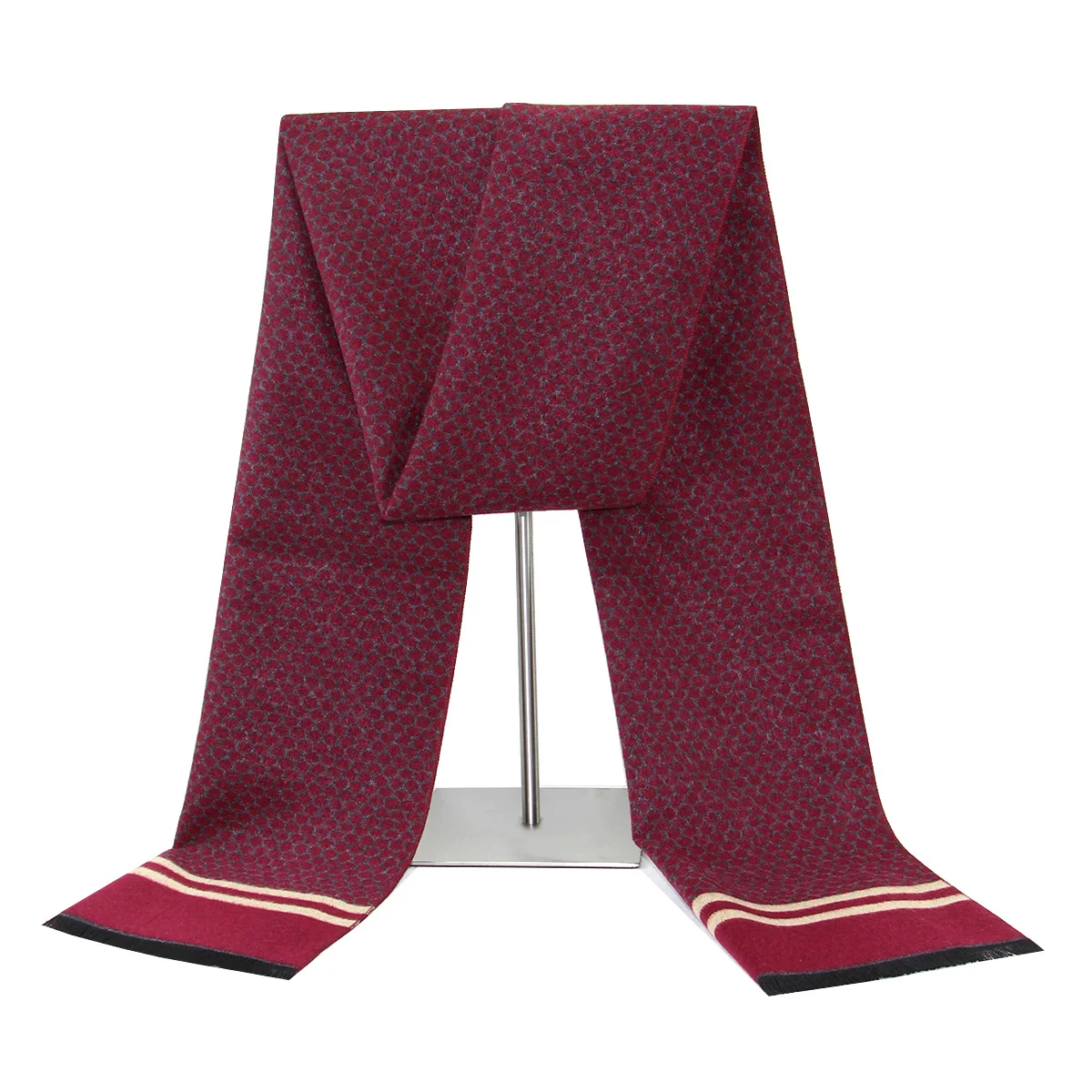 Новейший модный дизайн повседневные шарфы зимние мужские кашемировые элитный