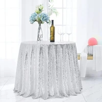 multi color size sequin tablecloth glitter round table cloth for wedding birthday party home decor rose gold silver table cover