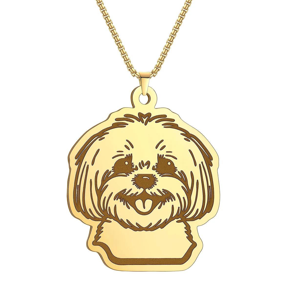 Изготовленное на заказ ювелирное изделие из нержавеющей стали брикет собаки