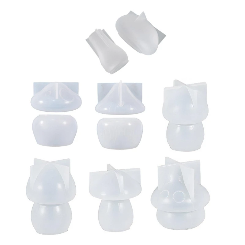 

3D Mushroom Ornament Silicone Mold Resin Mold for DIY Craft Jewelry Tool