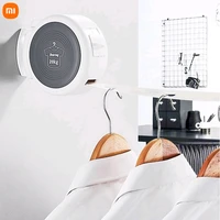 xiaomi balcony clothesline home bathroom toilet rotating telescopic invisible windproof clothesline with hole cool clothes rack