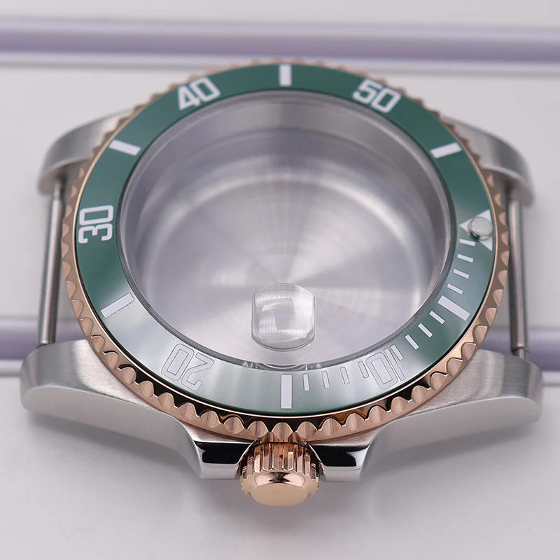 FEIYASHI 40 мм г-жа Корпус часов для дайвинга с сапфировым стеклом Seiko NH35 NH36 NH38 Miyota 8215 ETA