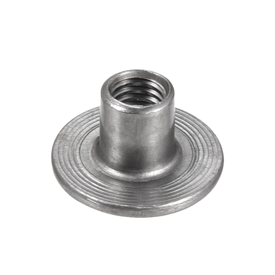 

Uxcell Brad Hole Tee Nut Carbon Steel Grade 4.8 Round Base Screw-In T-Nut M5x15x1.2mm 30pcs