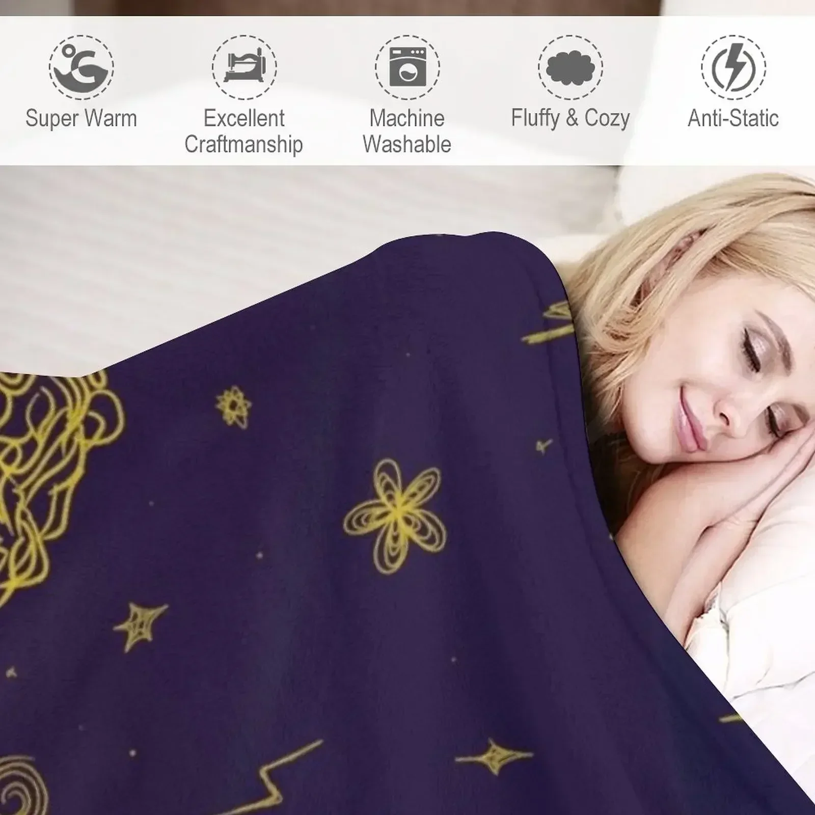 Одеяло Джоша Кызка Очень большое одеяло Декоративные кровати Мягкие