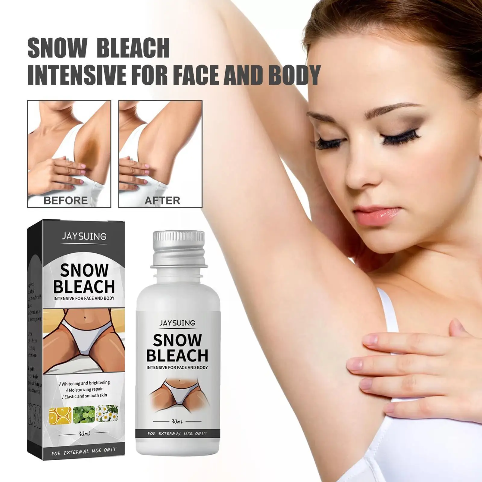 

30ml Bleach Cream For Private Part Underarm Whitening Cream Dark Skin Bleaching Cream Dark Spot Intimate Area Skin Lighteni Z1J1