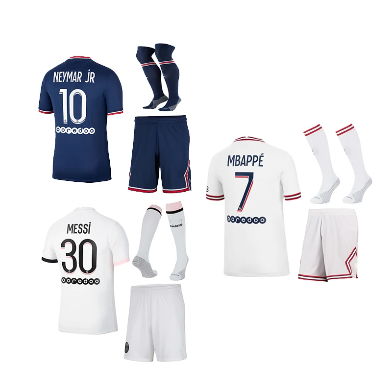 

Maillot de foot Enfant Homme 3rd 4th Maillots Messies MBAPPÉE NEYMARE JR 2022 PSGFC Football shirts Men kids jersey kits
