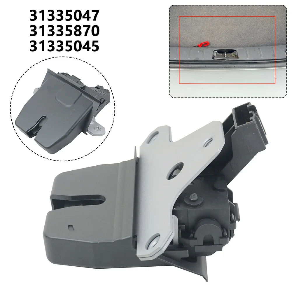 

Accessories Boot Lid Lock 1Pcs 31335045 31335047 Black Plastic For VOLVO S40 II 2004-2012 For VOLVO V50 2004-2012
