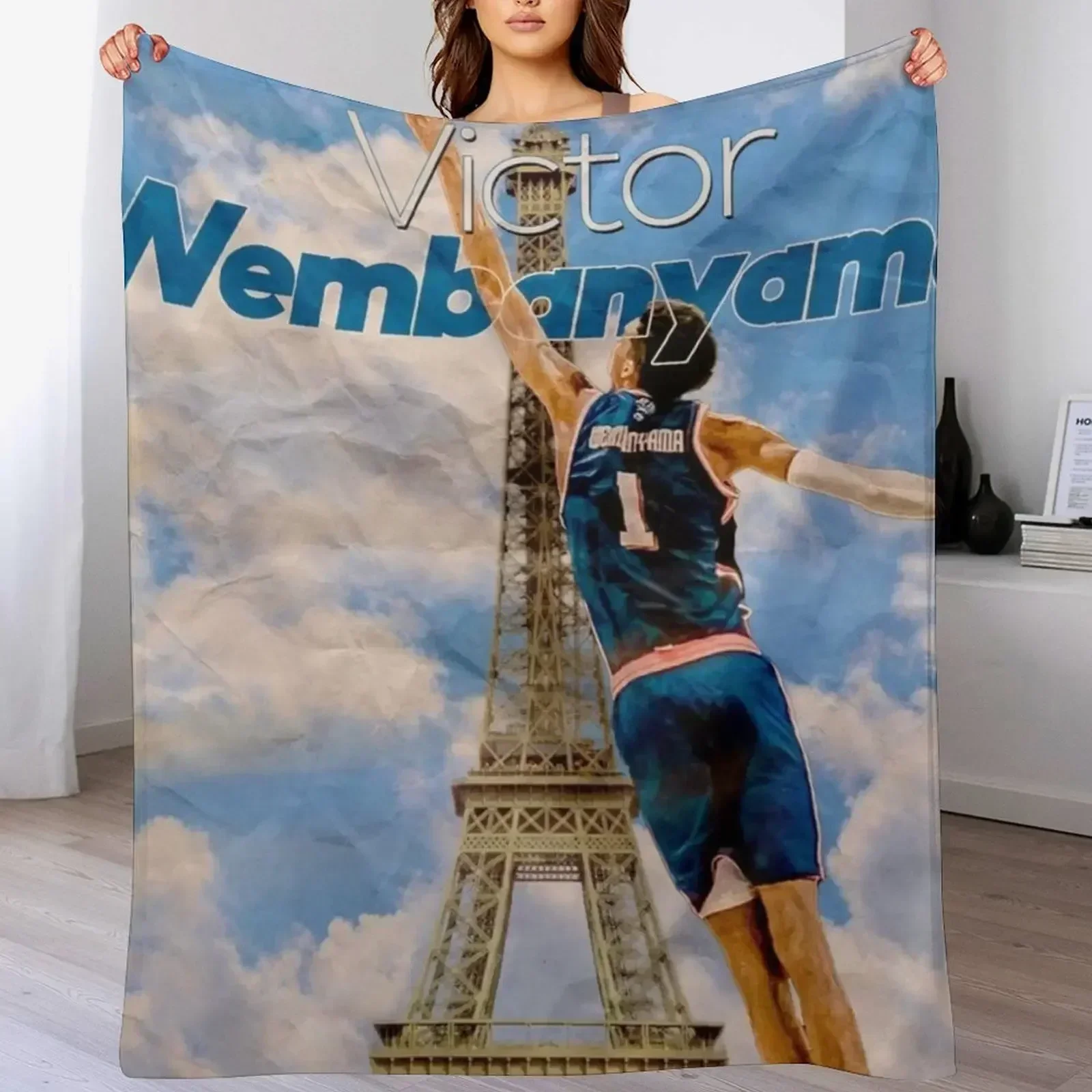 Одеяло Victor Wembanyama утяжеленное для дивана одеяла