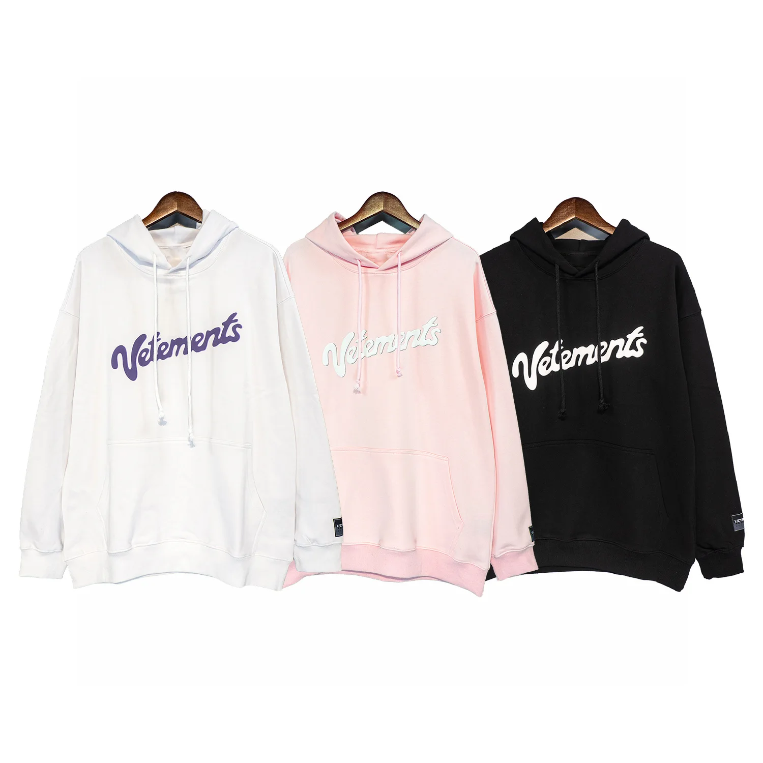 

VETEMENTS Sweatshirts Men and Women Couple Autumn Fashion New VTM Foam Letter Oversized Sweatshirt Hip-Hop Hoodie Hooded Homme
