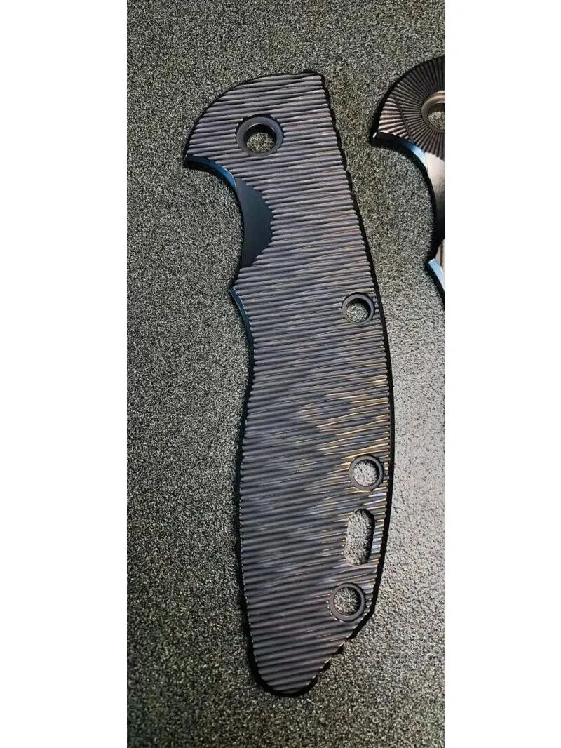 

Пластырь KASFLY CNC TC4 для ножей Rick Hinderer XM18 3,5, с рисунком пшеничной волны, старая бронза