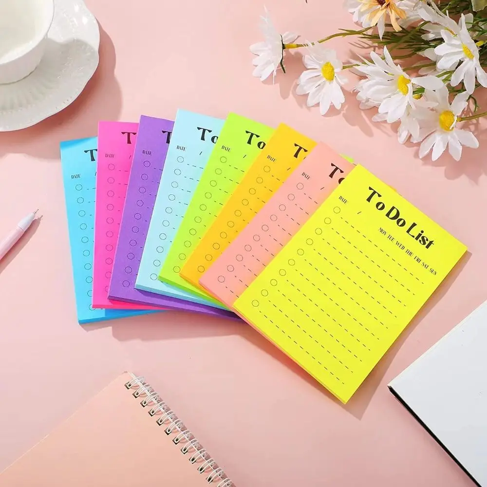 

Creative Stationery Check List Gift To Do List Daily Weekly Month Planner Message Notes Notepad Sticky Notes Memo Pad